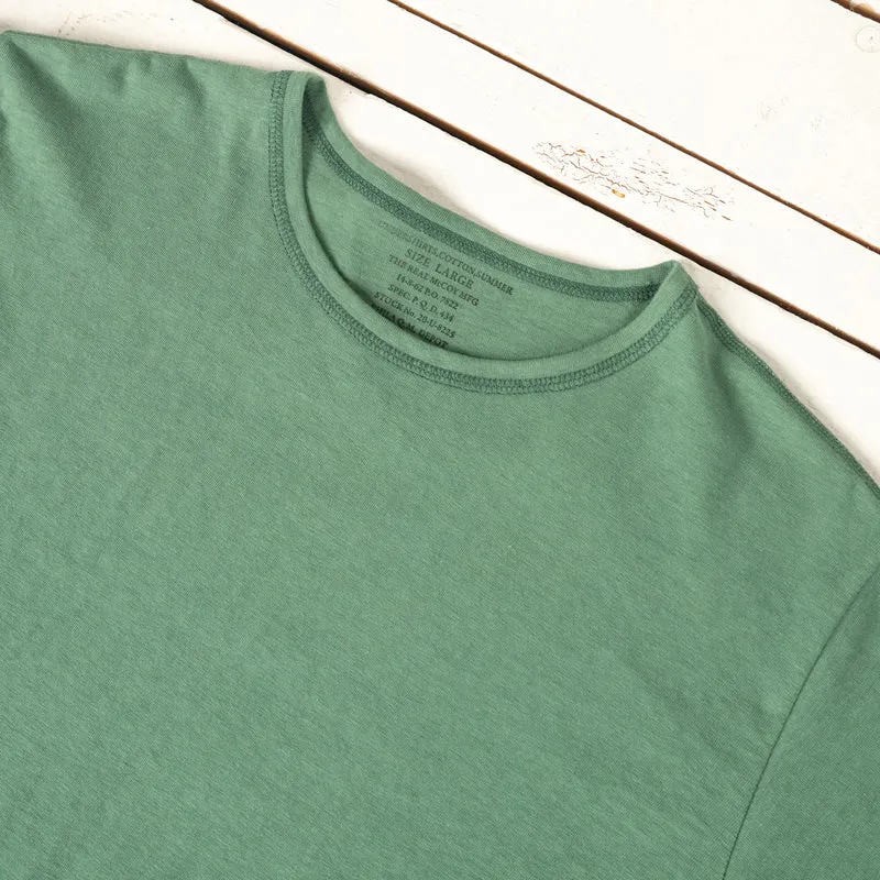 Undershirt Cotton Summer Grün