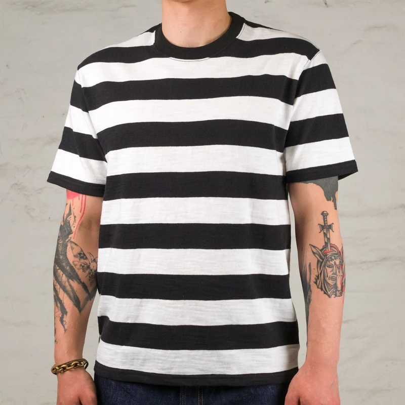 Buco Stripe T-Shirt Schwarz/Weiß