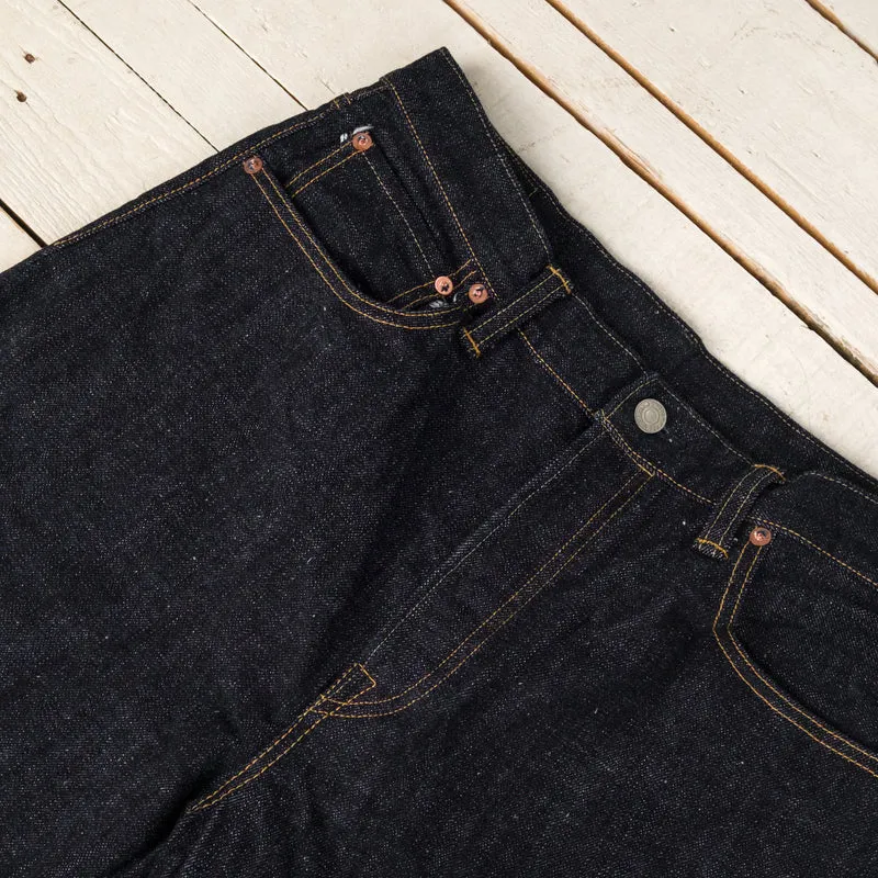 0411 15,5 oz. SLUB-NEP DENIM STRAIGHT FIT JEANS