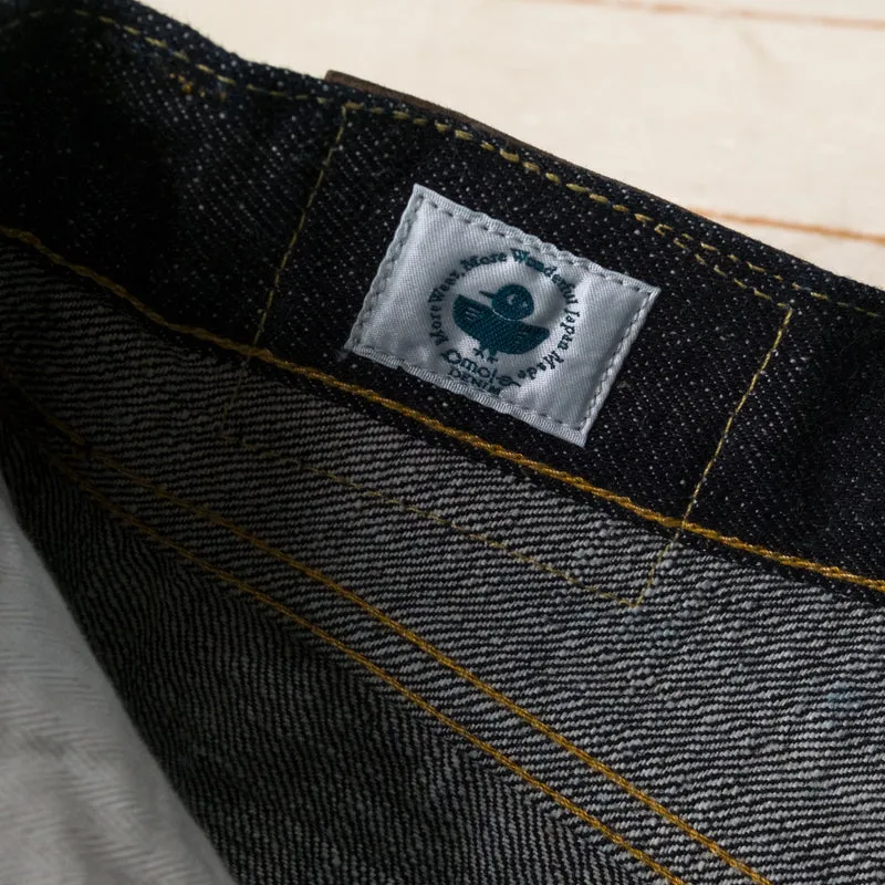 0411 15,5 oz. SLUB-NEP DENIM STRAIGHT FIT JEANS