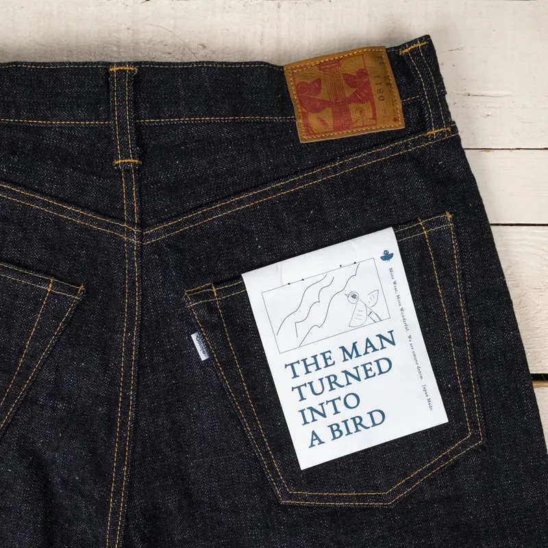 0411 15,5 oz. SLUB-NEP DENIM STRAIGHT FIT JEANS