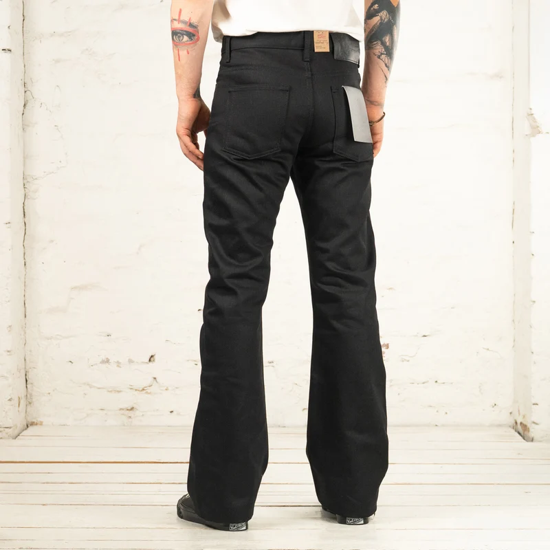 Groovy Guy Solid Black Selvedge