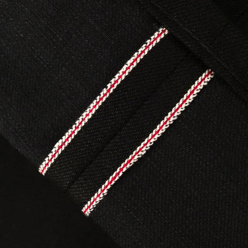 Groovy Guy Solid Black Selvedge