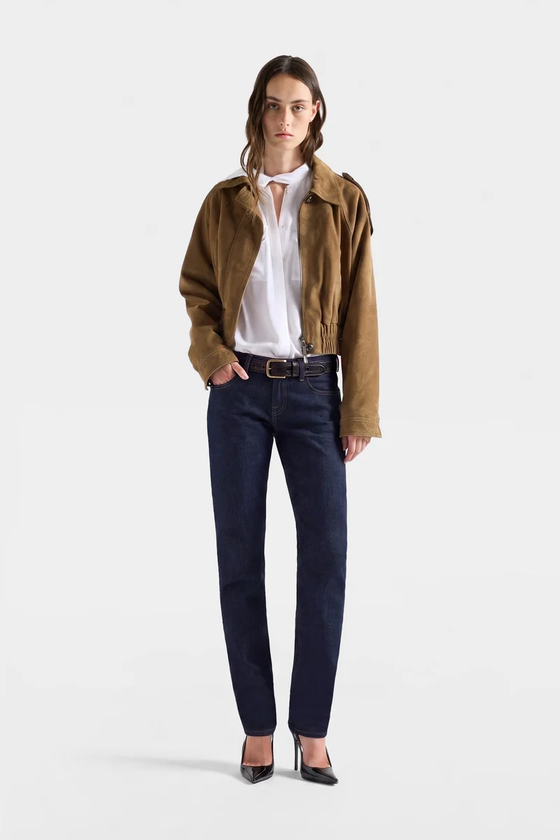 LOW CIGARETTE in Denim Iron Blue
