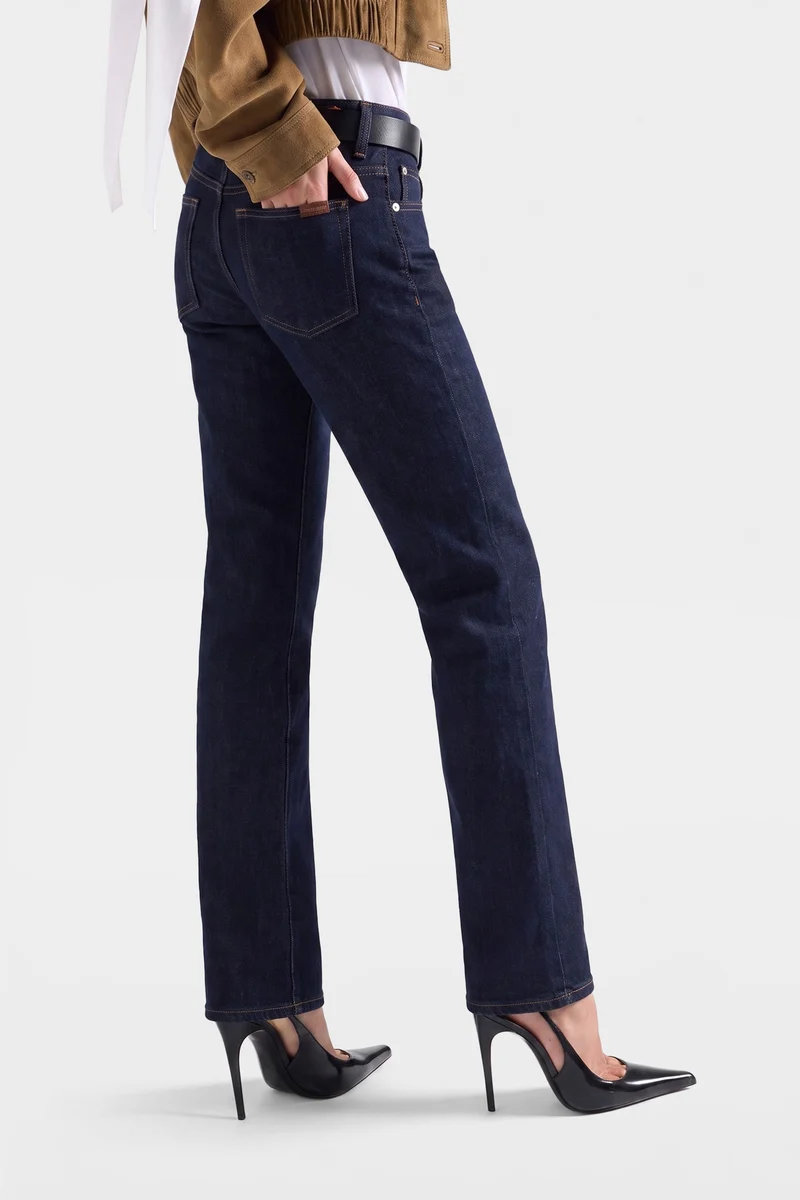 LOW CIGARETTE in Denim Iron Blue