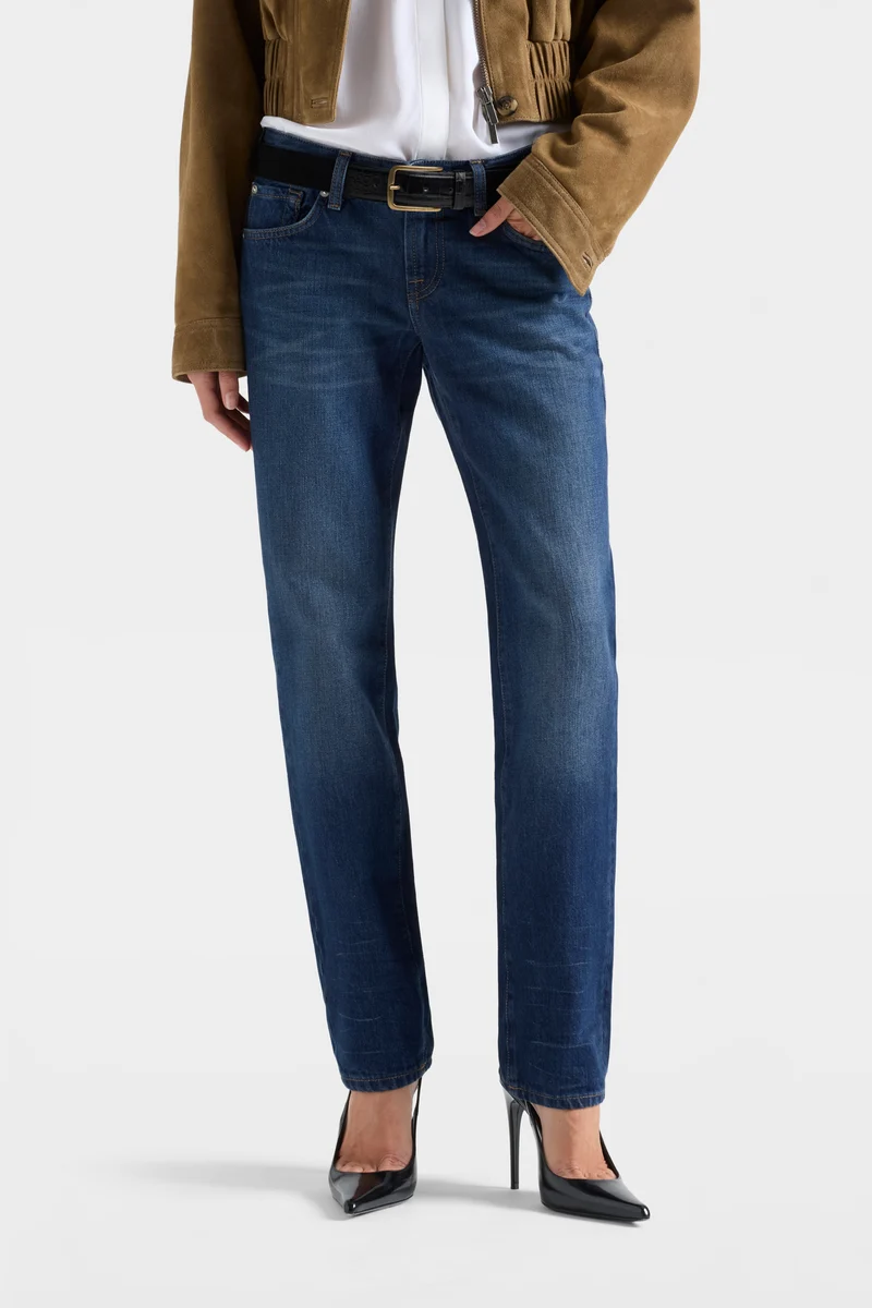 LOW CIGARETTE in Denim Steel Mid