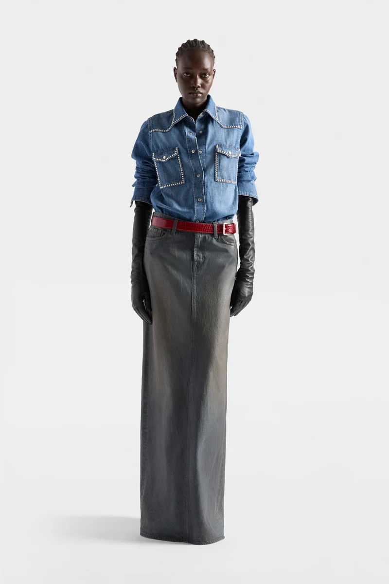 WESTERN SHIRT in Denim Avenue