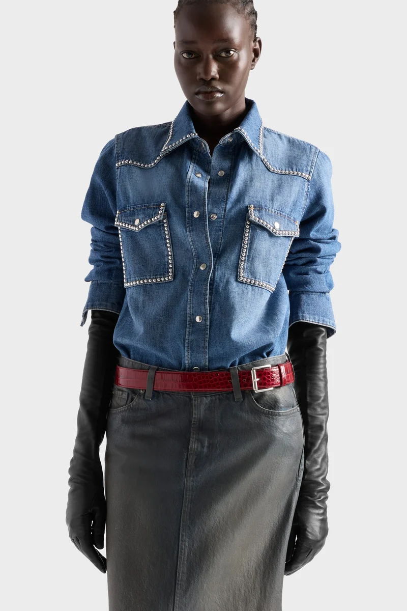 WESTERN SHIRT in Denim Avenue