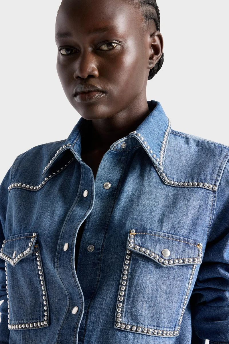 WESTERN SHIRT in Denim Avenue