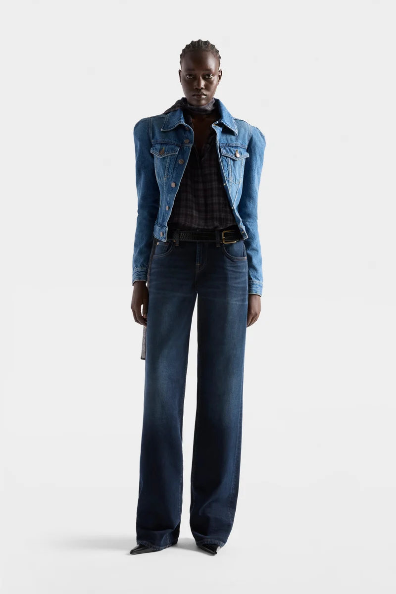 LOW STRAIGHT in Denim Steel Dark