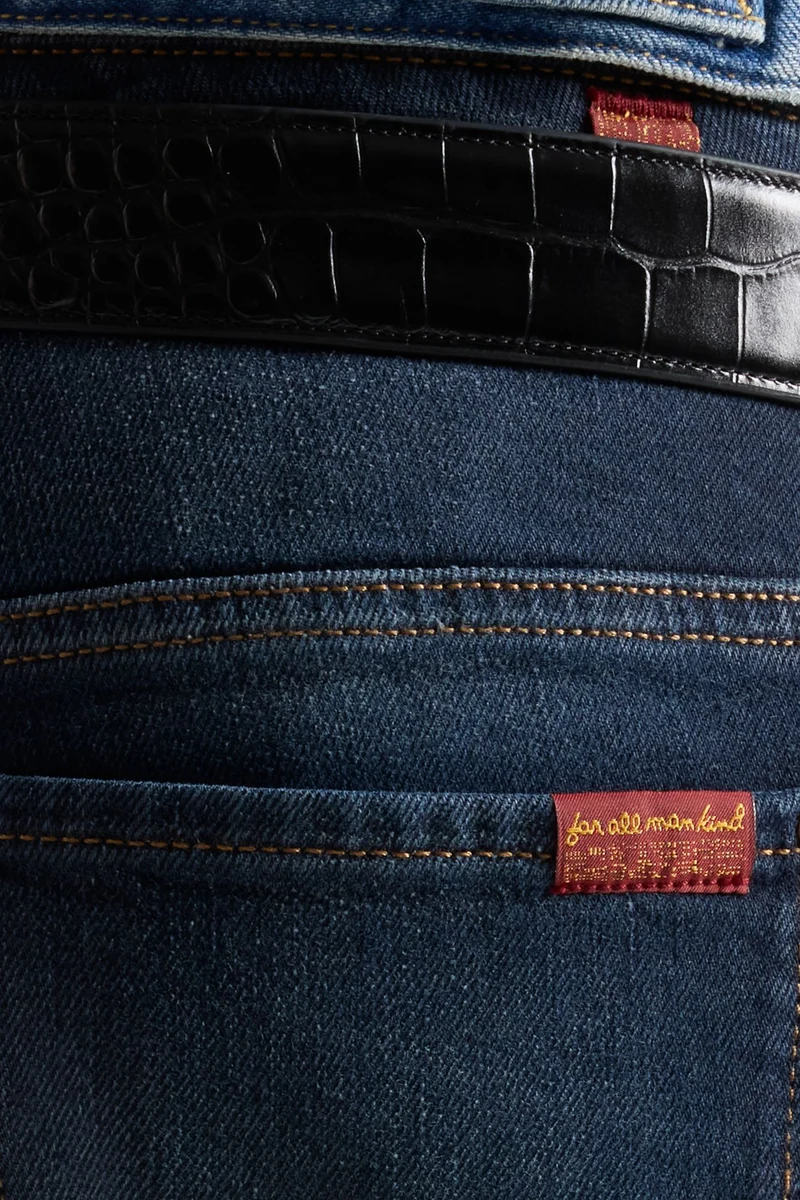 LOW STRAIGHT in Denim Steel Dark