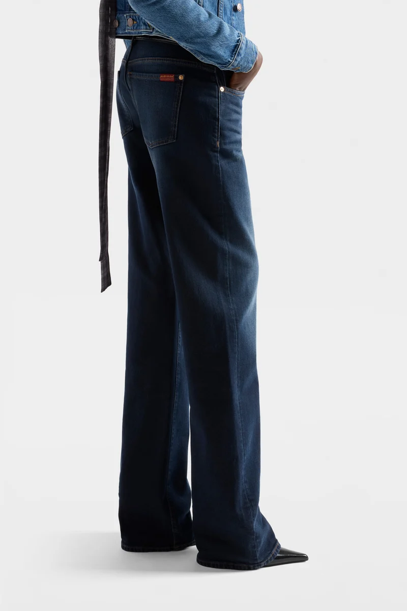 LOW STRAIGHT in Denim Steel Dark