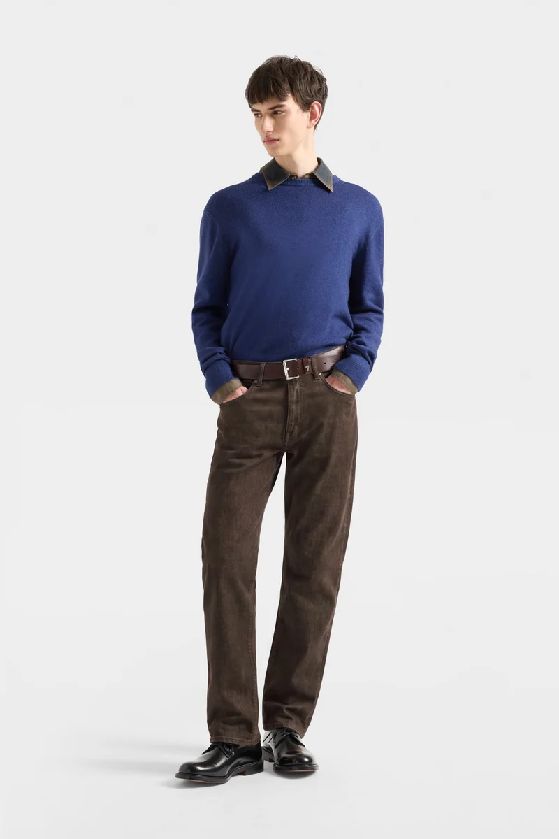 EASY STRAIGHT in Comfort Colored Deep Earth