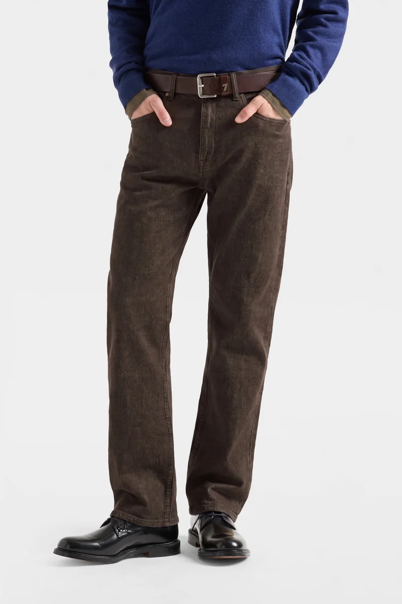 EASY STRAIGHT in Comfort Colored Deep Earth