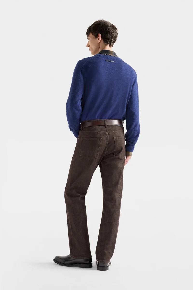 EASY STRAIGHT in Comfort Colored Deep Earth