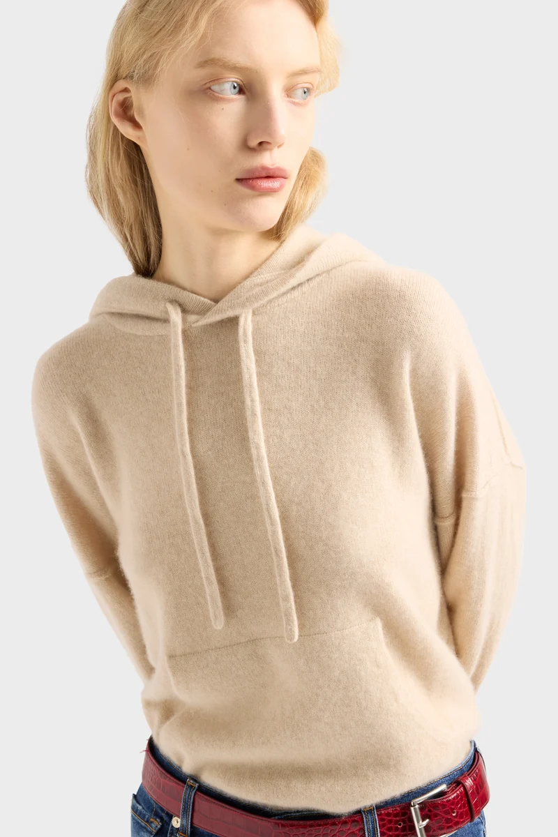 HOODIE in Cashmere Birch