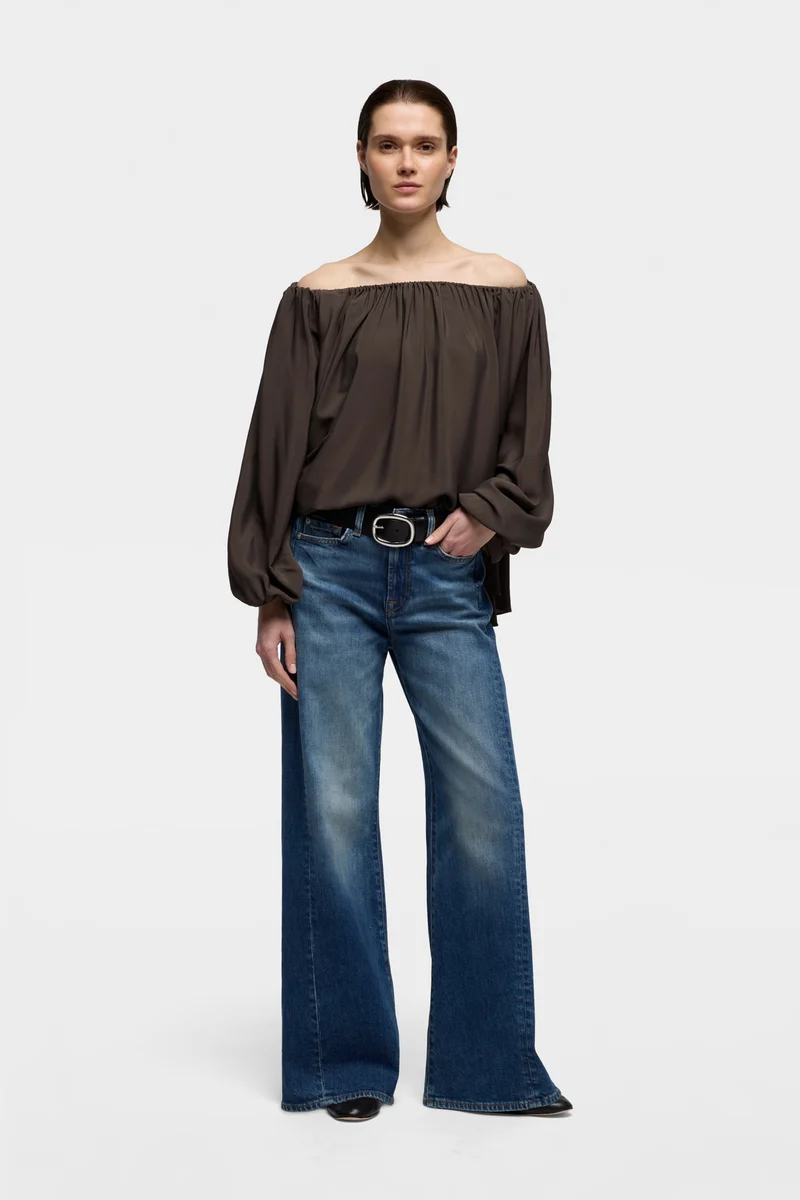 TAILORLESS LOTTA with panel in Denim Blue Core