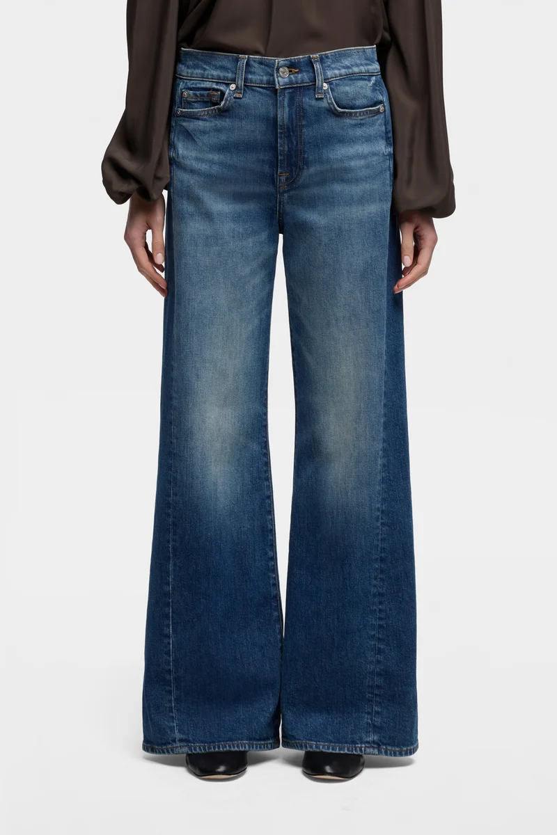 TAILORLESS LOTTA with panel in Denim Blue Core