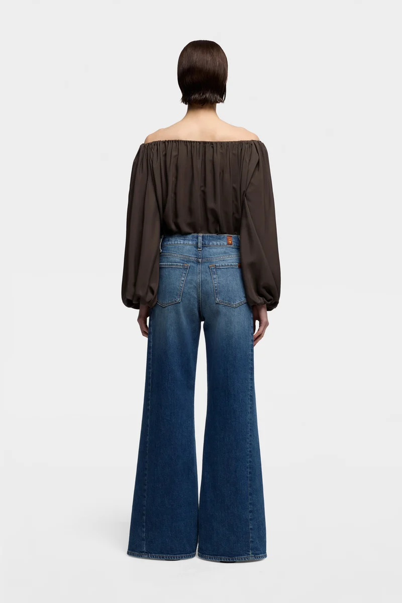 TAILORLESS LOTTA with panel in Denim Blue Core