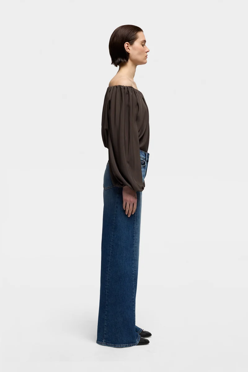 TAILORLESS LOTTA with panel in Denim Blue Core