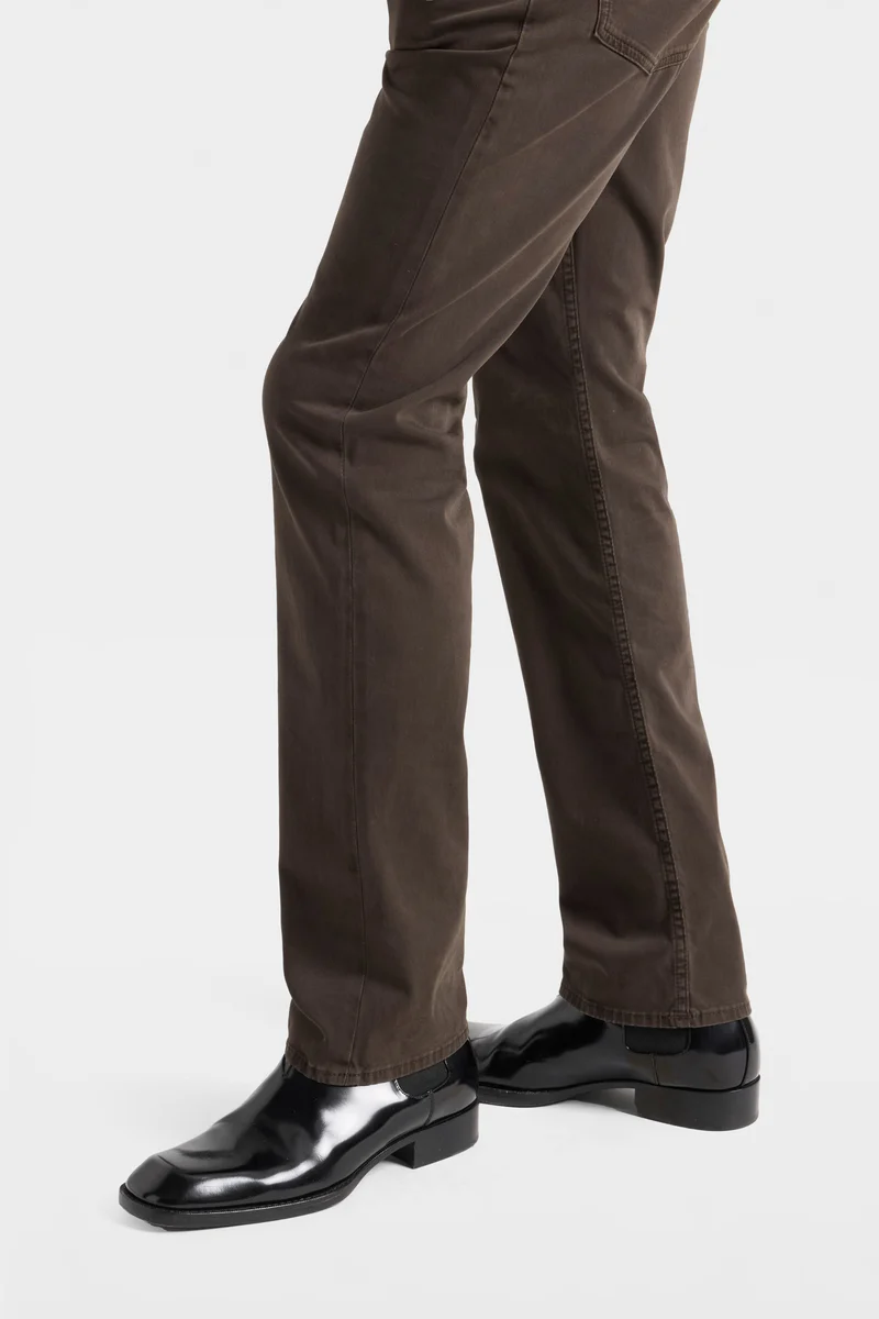 THE STRAIGHT in Luxe Performance Sateen Molasses