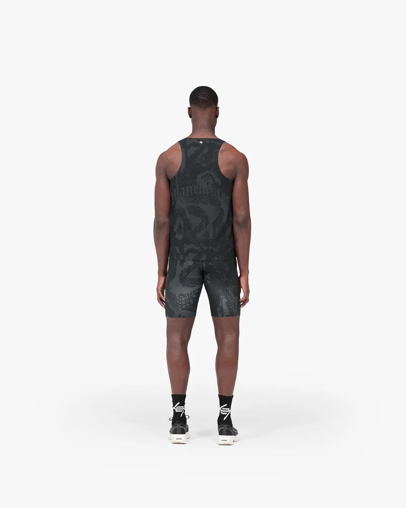 247 Manchester Singlet - Aged Black