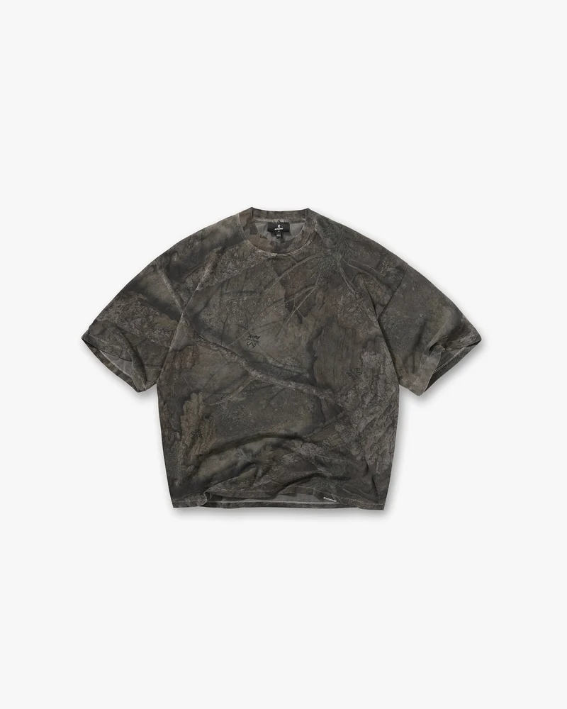 Initial Overdye Realtree® Boxy T-Shirt - Overdyed Black