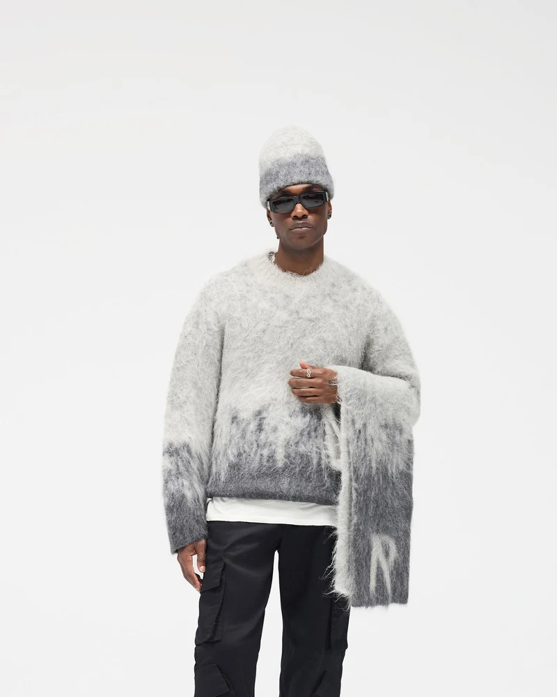 Ombre Sweater - Light Grey