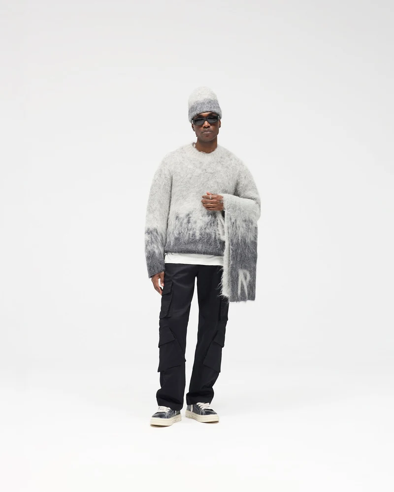 Ombre Sweater - Light Grey