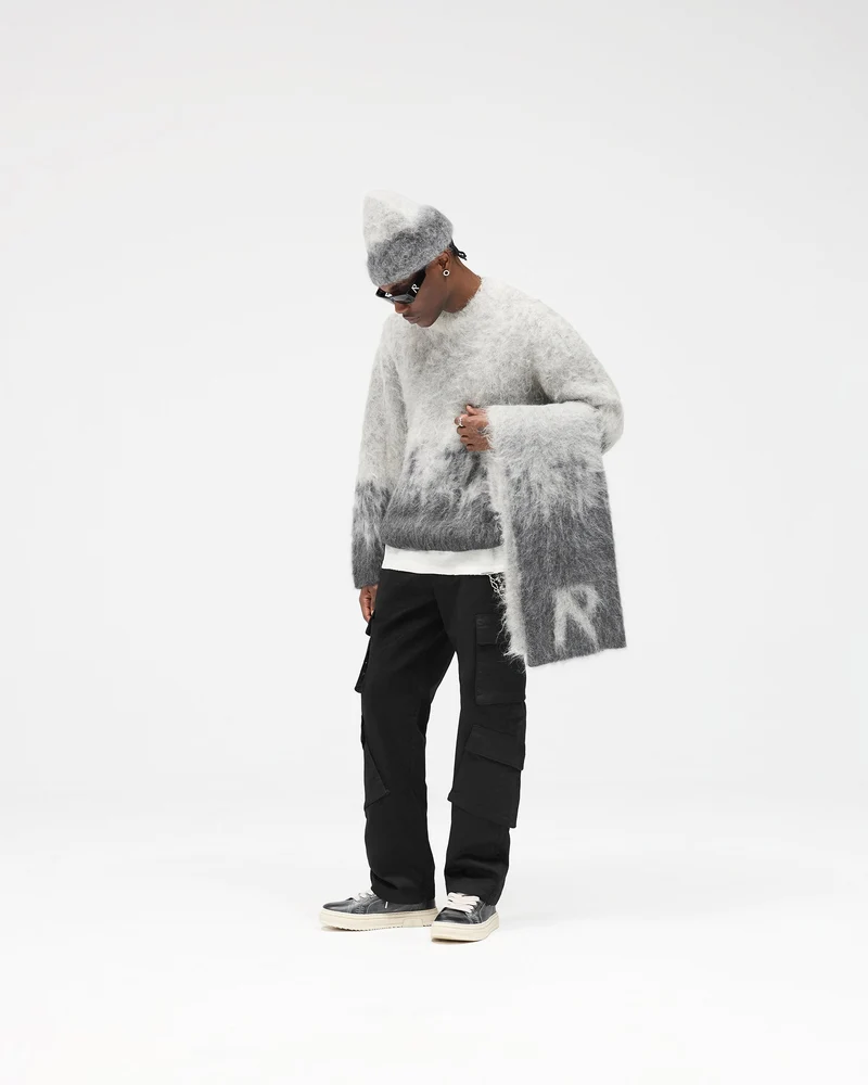 Ombre Sweater - Light Grey