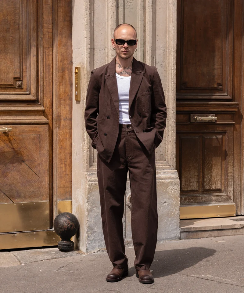 REWORK® DENIM BLAZER - OVERDYED