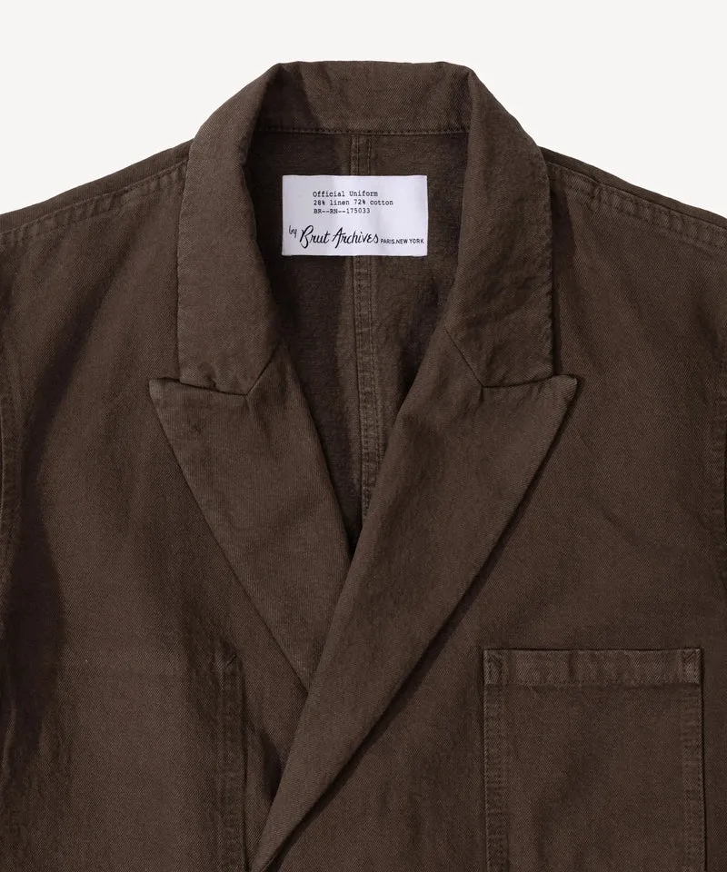 REWORK® DENIM BLAZER - OVERDYED