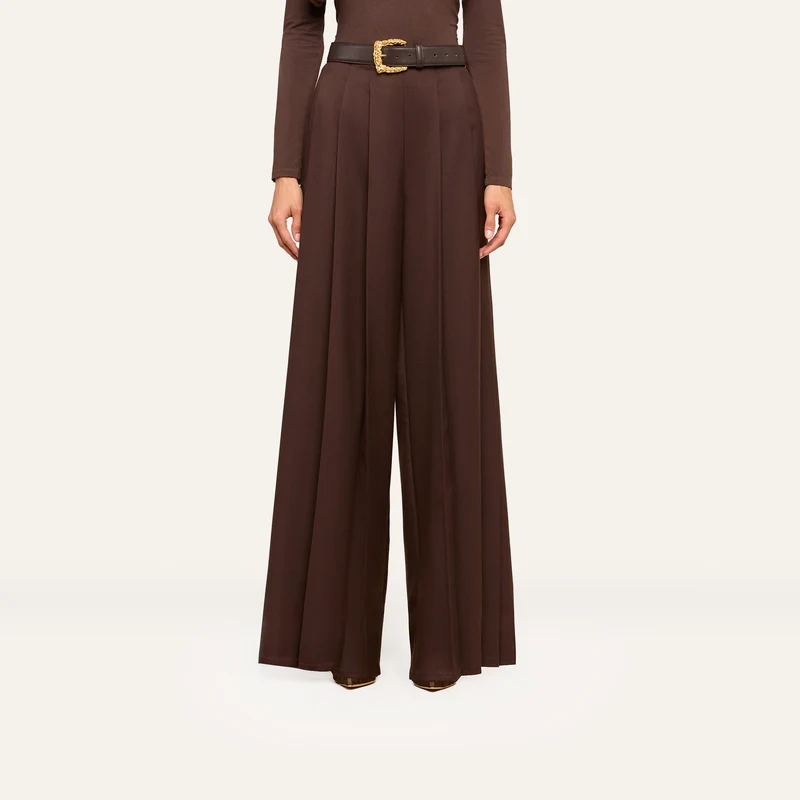 Nova Pleated Wide-Leg Pant