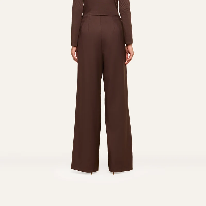 Nova Pleated Wide-Leg Pant