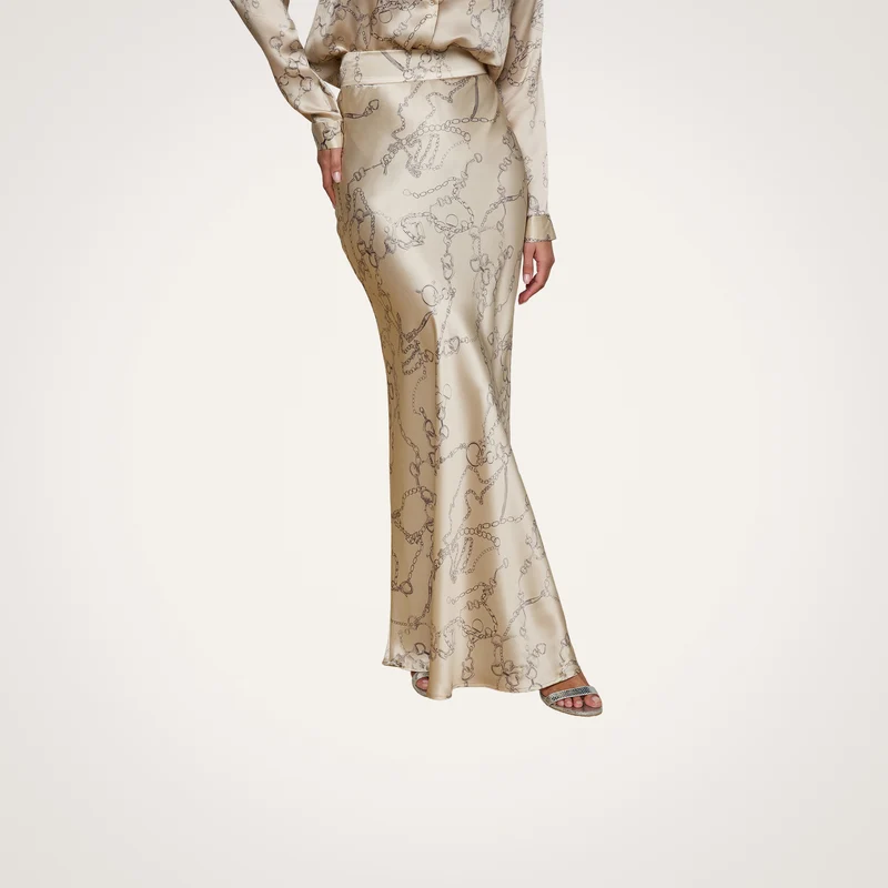 Ryker Silk Maxi Skirt