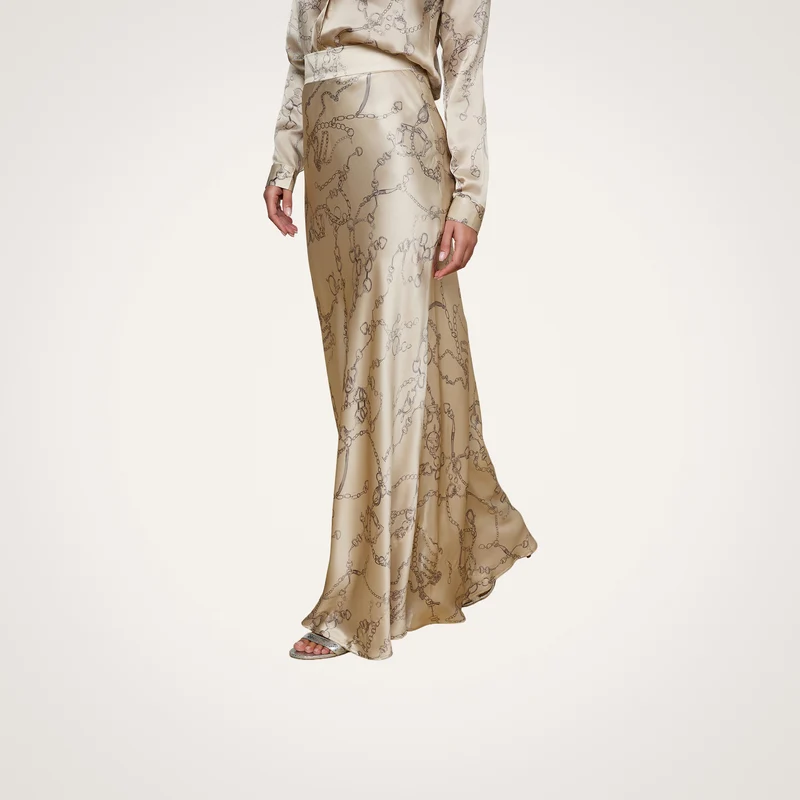 Ryker Silk Maxi Skirt