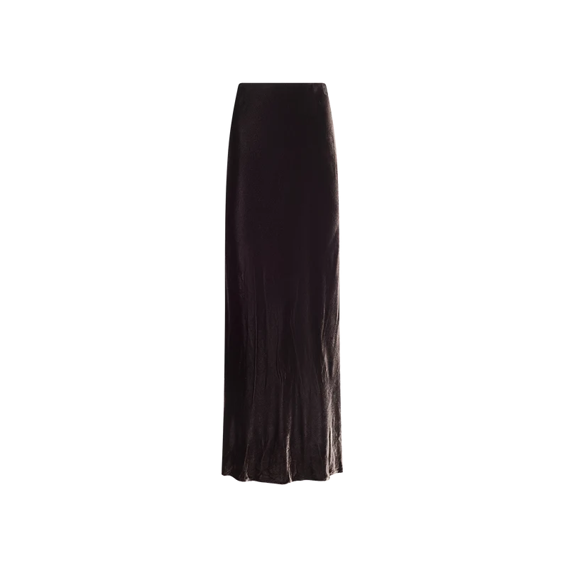 Zeta Velvet Maxi Skirt