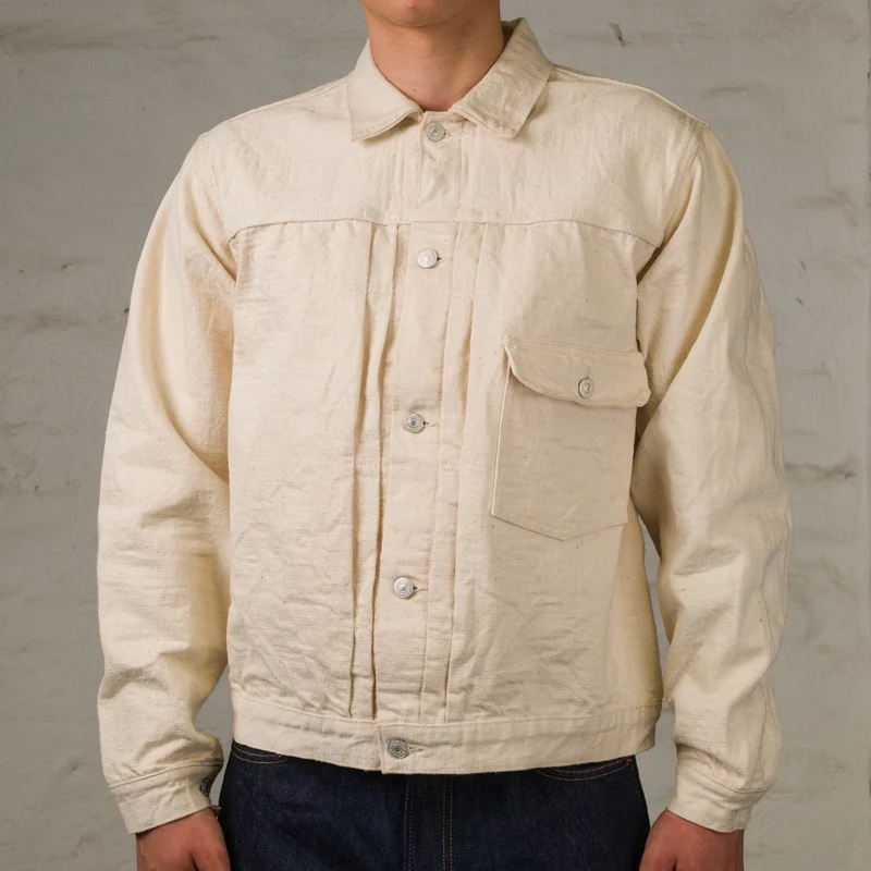 GL3 15 oz. Selvedge Type I Denim Jacket Ecru