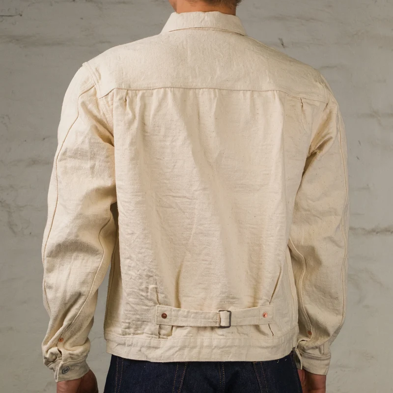 GL3 15 oz. Selvedge Type I Denim Jacket Ecru