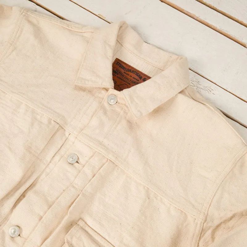GL3 15 oz. Selvedge Type I Denim Jacket Ecru