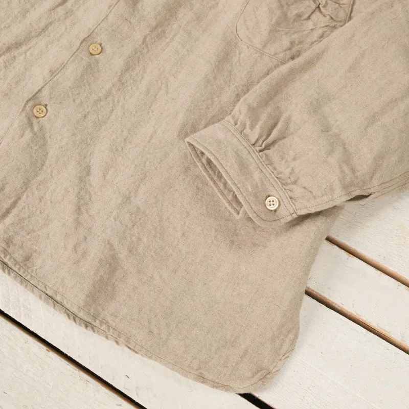 The 2 Monkeys Linen Cambrai Shirt Ecru