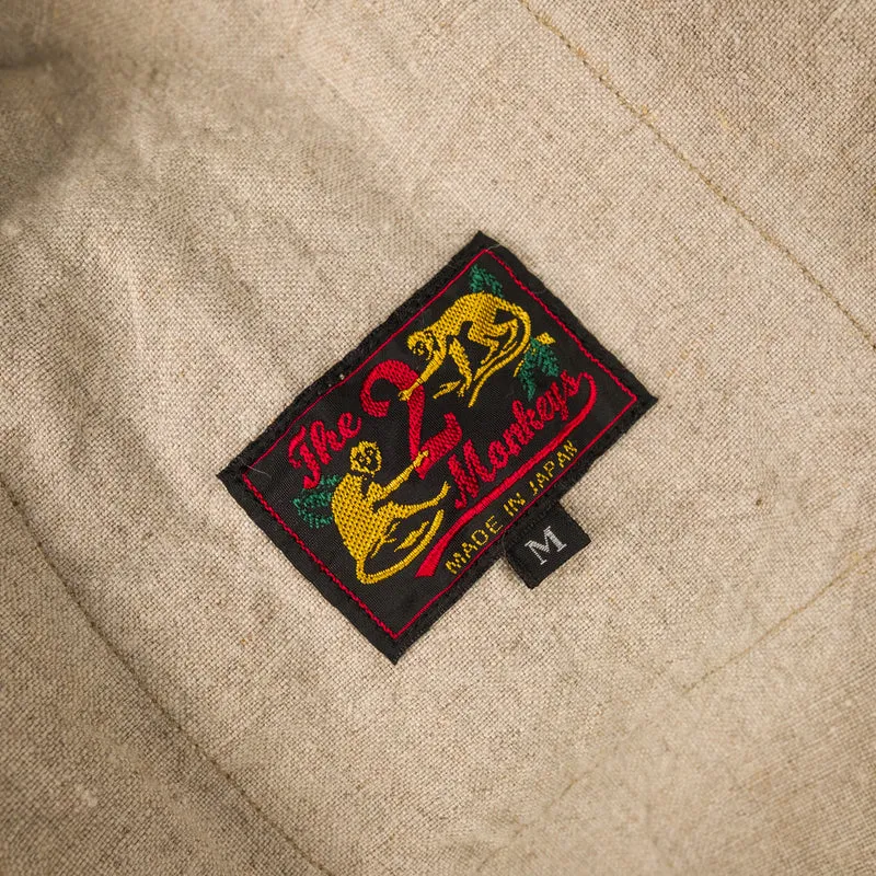 The 2 Monkeys Linen Cambrai Shirt Ecru