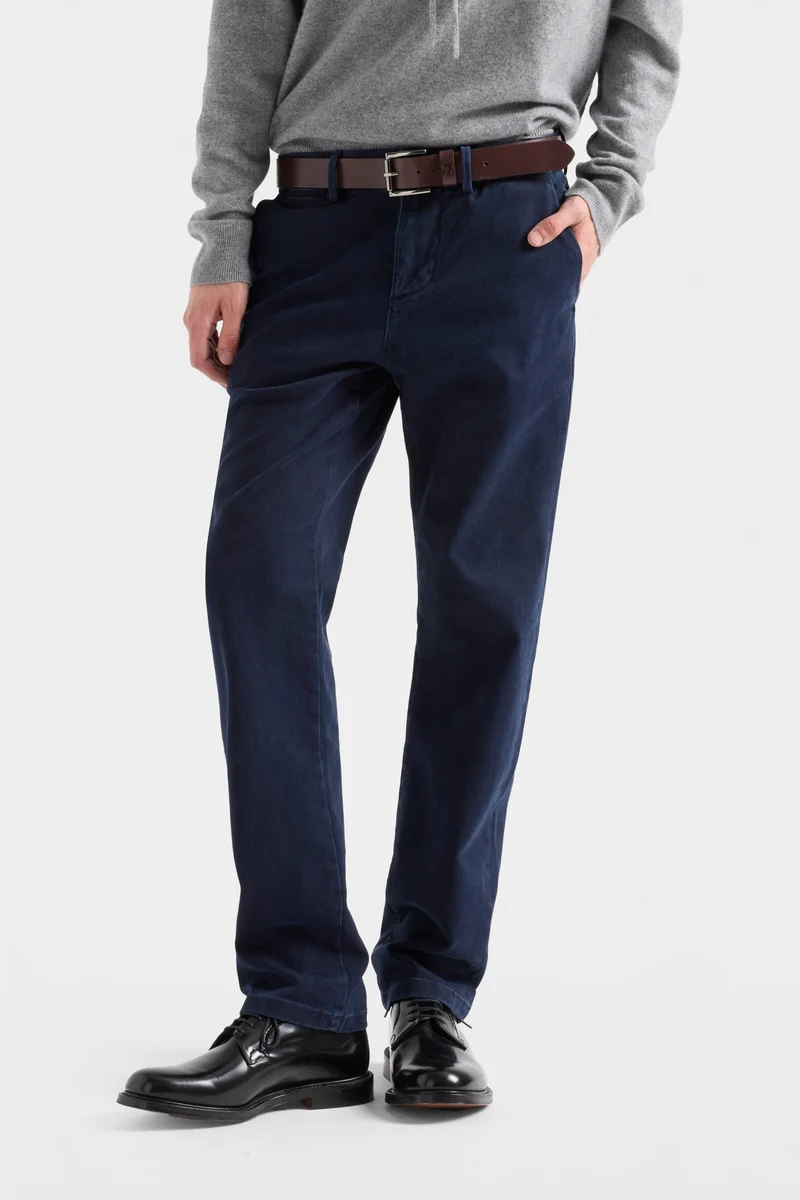 SLIMMY CHINO in Dusk Smoke