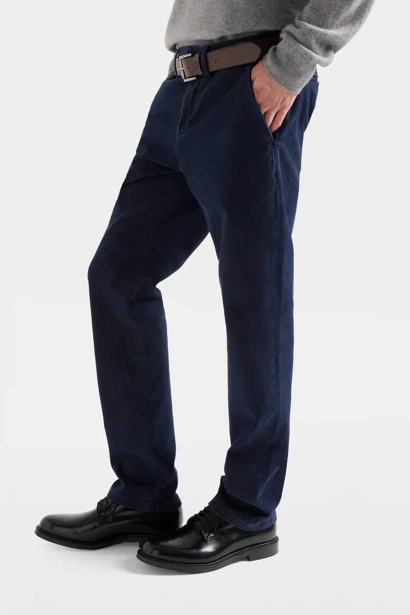 SLIMMY CHINO in Dusk Smoke