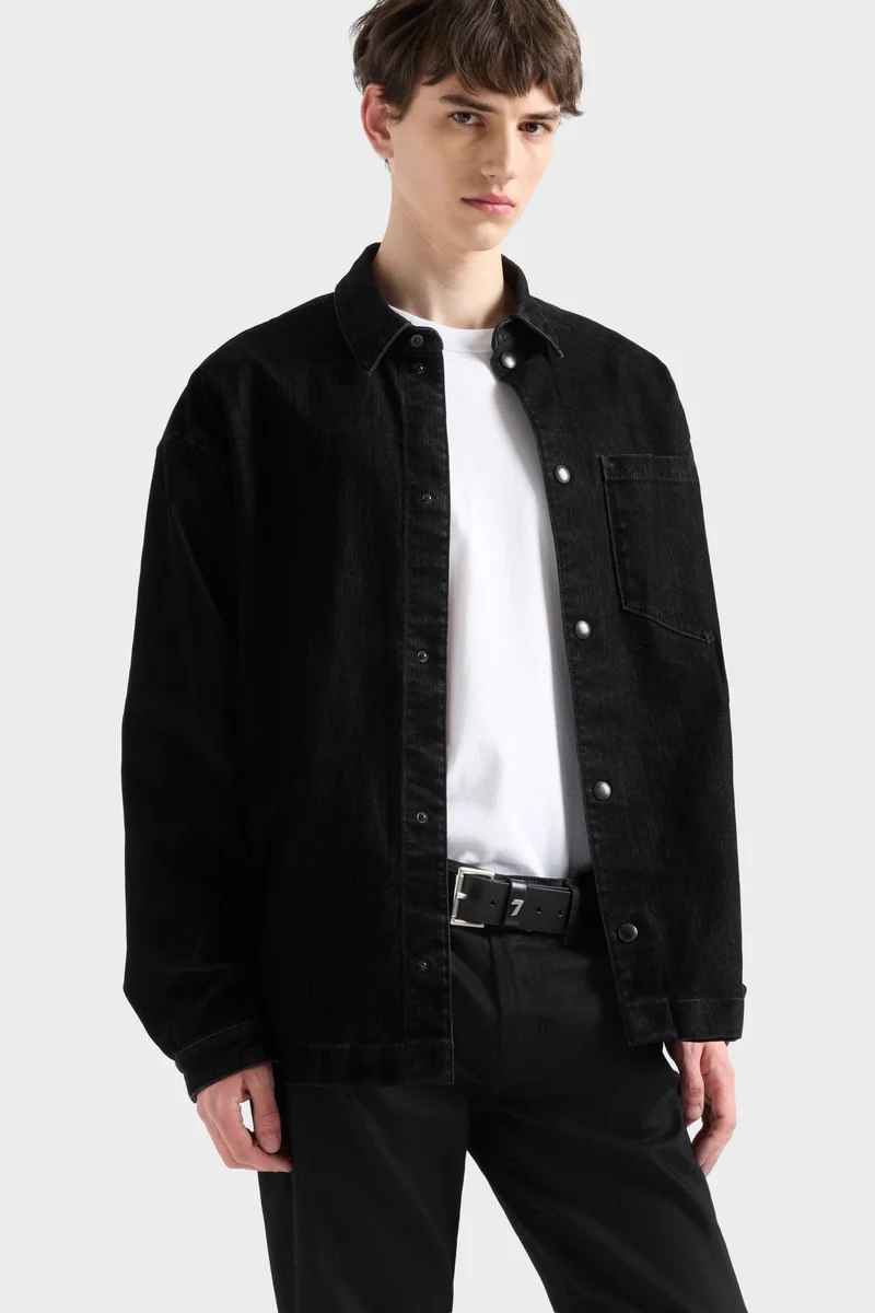 OVERSHIRT in Flock Denim Lava Rocks