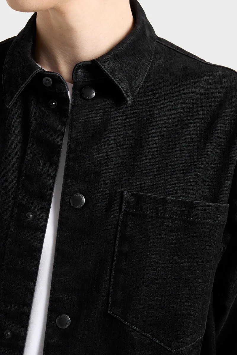 OVERSHIRT in Flock Denim Lava Rocks