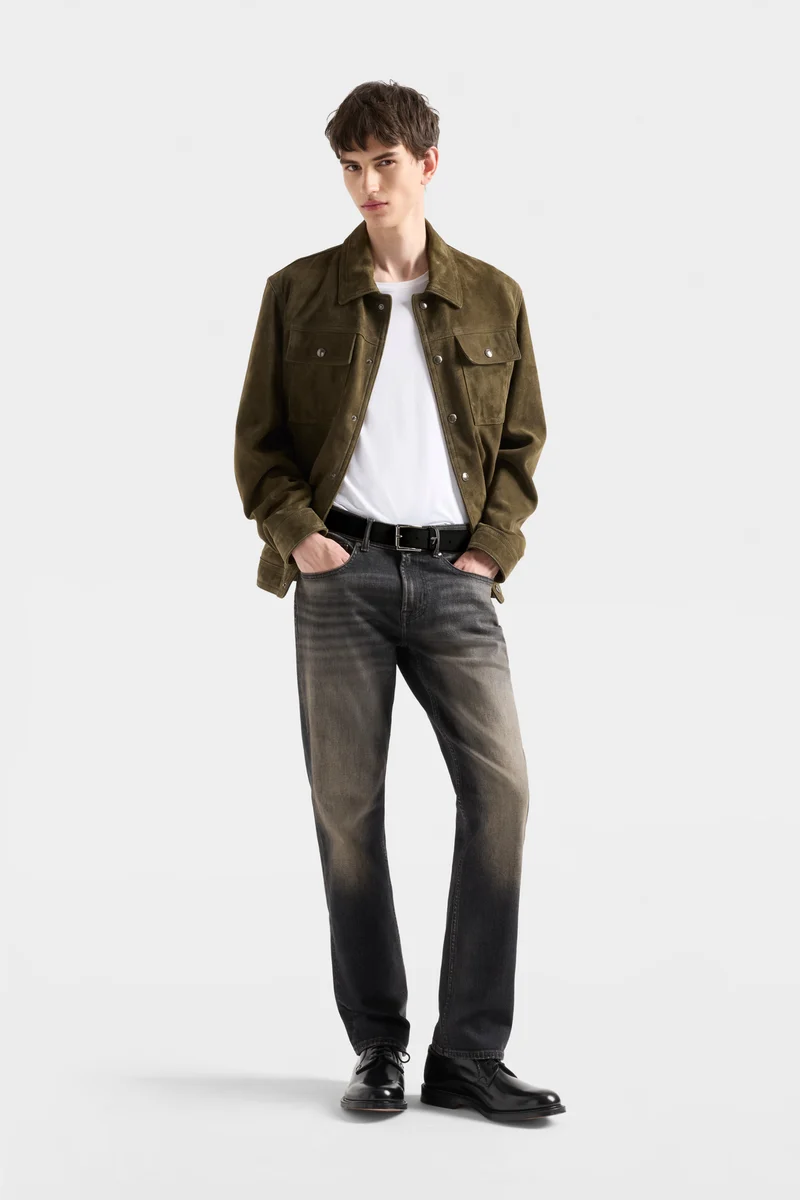 MODERN TRUCKER in Suede Military