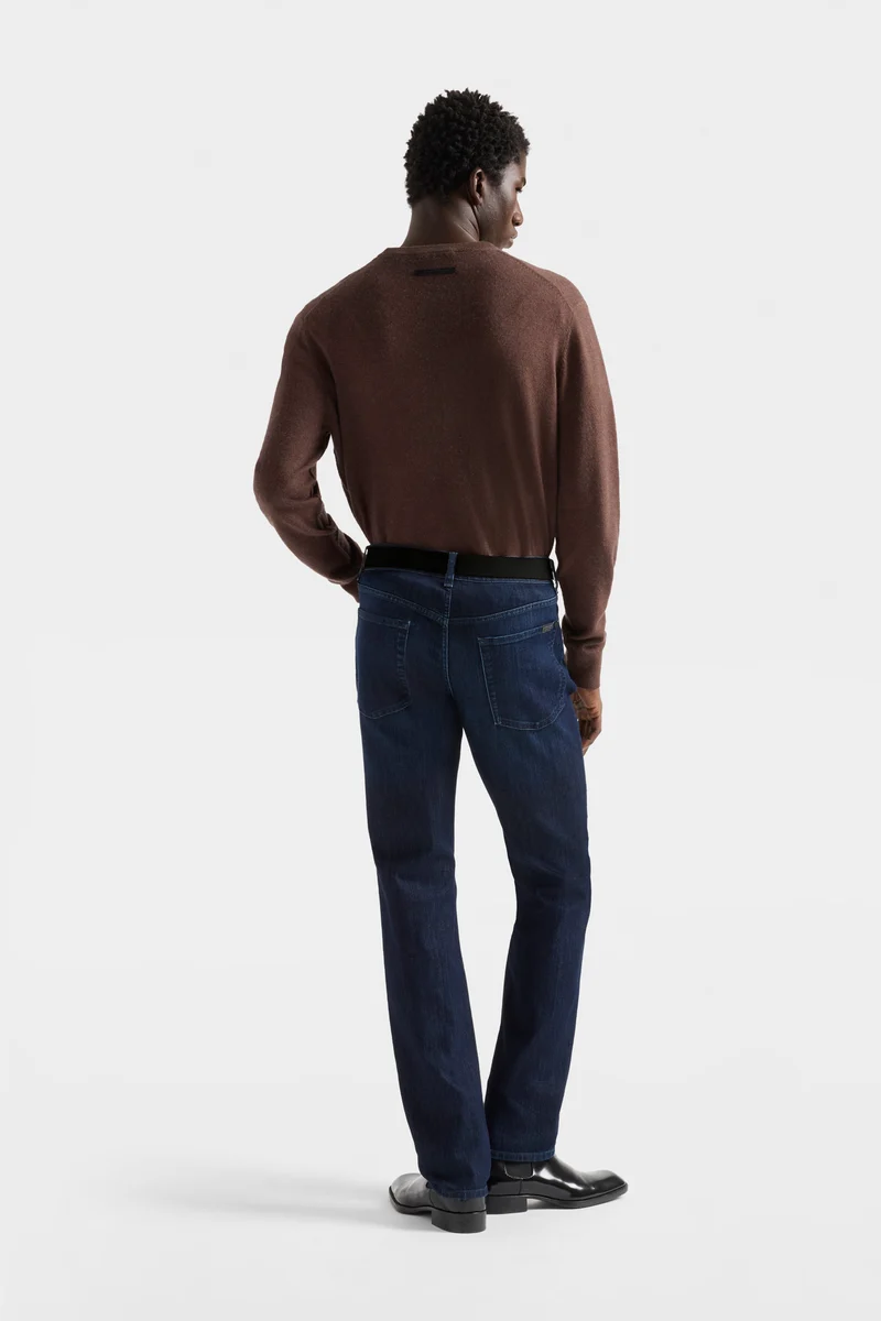 CREWNECK SWEATER in Wool Espresso