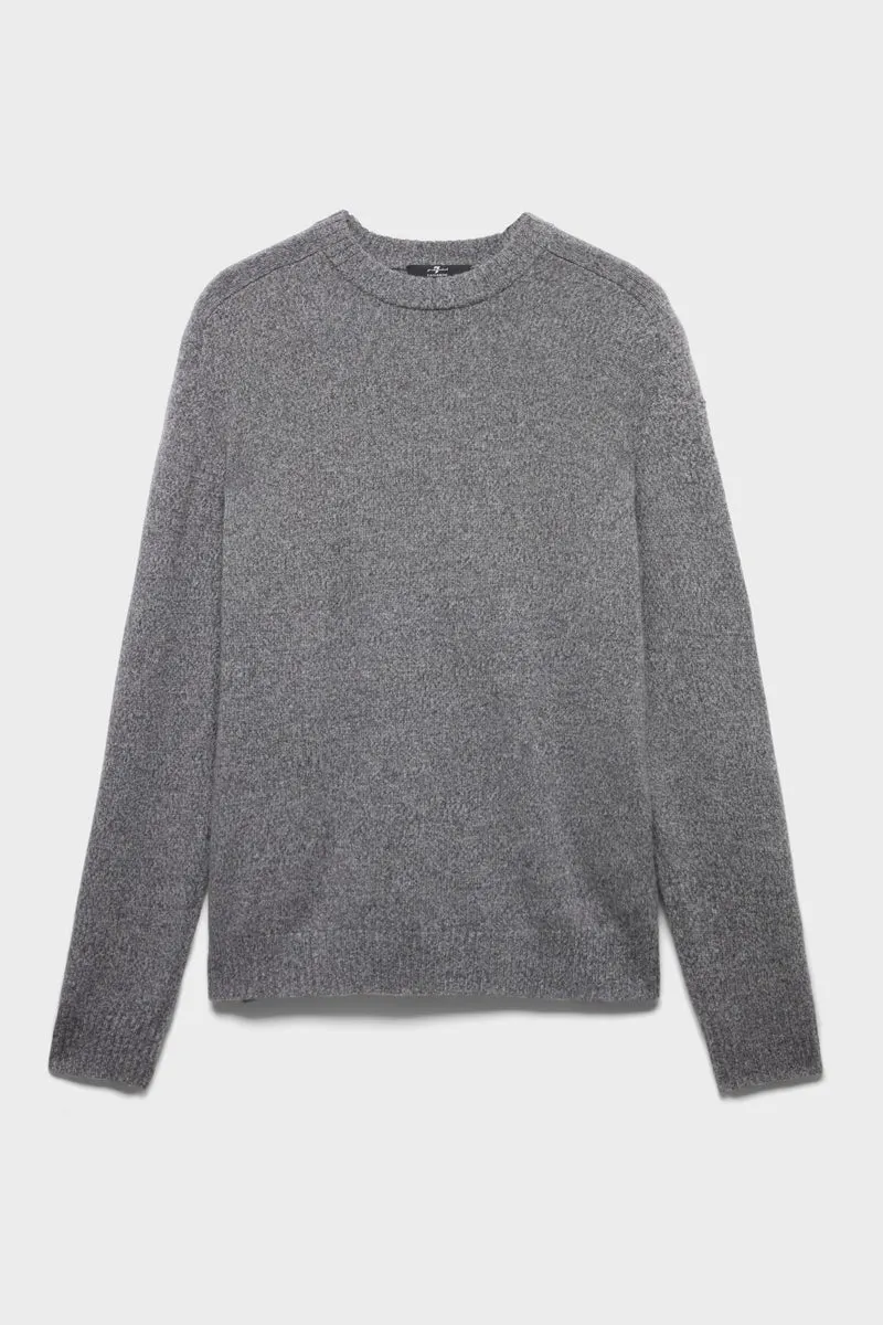 CREWNECK SWEATER in Cashmere Wolf