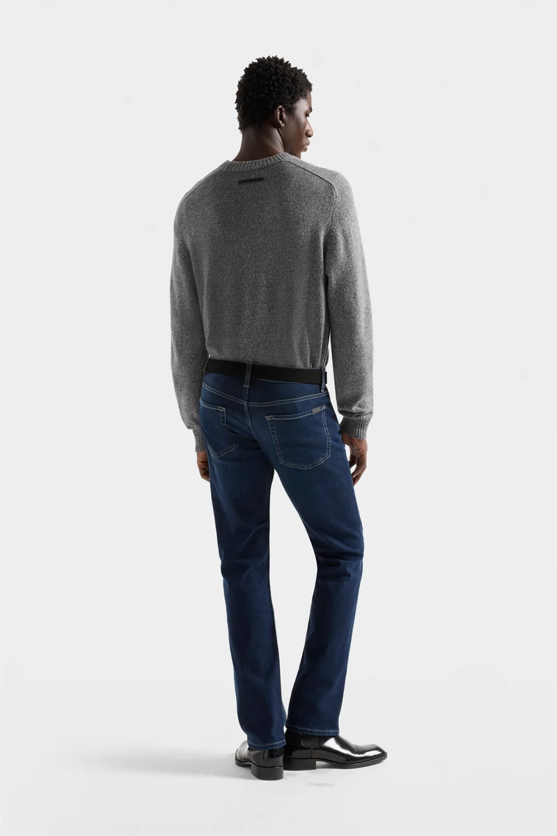 CREWNECK SWEATER in Cashmere Wolf
